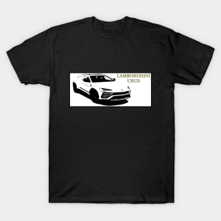 Lamborghini Urus Black and White T-Shirt